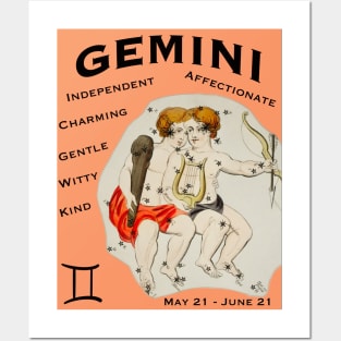 Gemini positive traits t-shirt Posters and Art